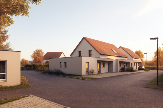 Perspective d'une maison